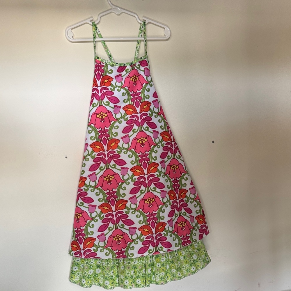 Adorable Floral Girls Sundress Dress